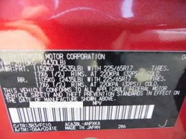 2006 TOYOTA RAV4 RED 2.4L AT 2WD Z17875